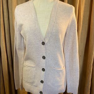 Tan professor sweater